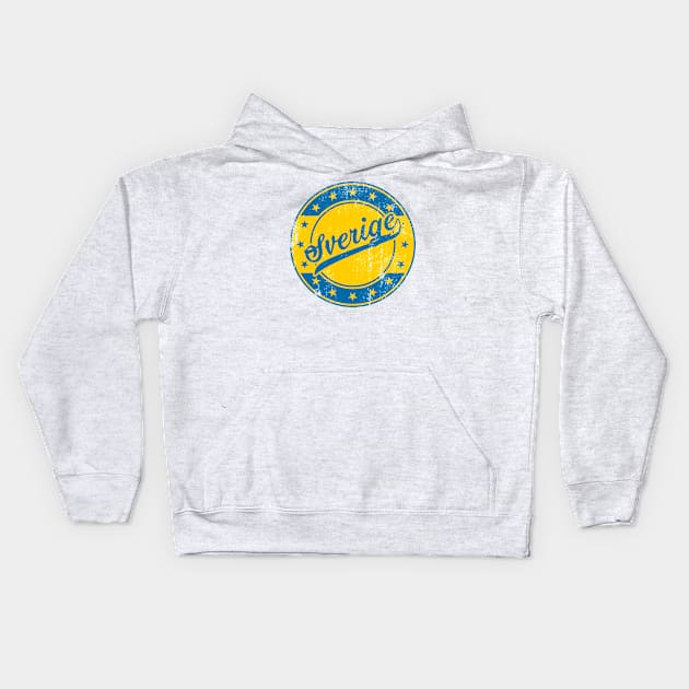 Sverige | Sweden Kids Hoodie by Taylor'd Designs